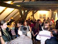 Vernisáž výstavy skupiny 001 na Skleněné louce