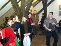 Vernisáž výstavy skupiny 001 na Skleněné louce