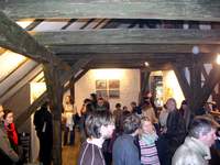 Vernisáž výstavy skupiny 001 na Skleněné louce