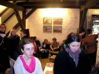 Vernisáž výstavy skupiny 001 na Skleněné louce