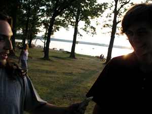 Účastníci workshopů na pláži Ostende