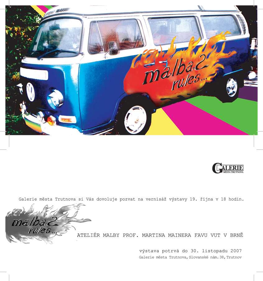 Atelier Malba2 Martina Mainera výstava Trutnov, 2007