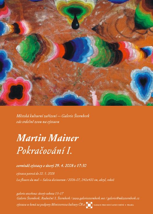 Martin Mainer, Galerie Šternberk, 2008