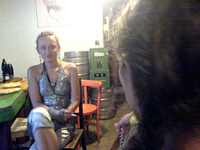 Vernisáž Radky Chocholouškové 4.8.2006