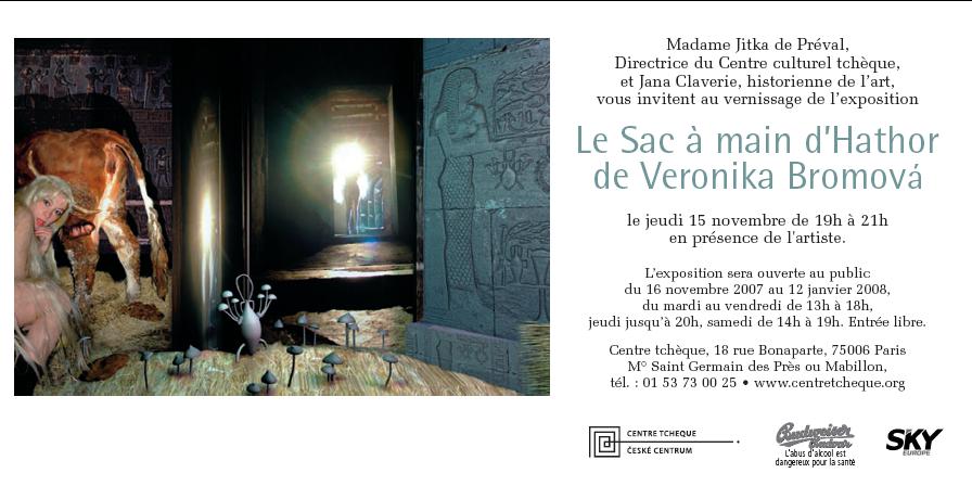 Veronika Bromová v Českém centru v Paříži