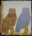 Petr Kožíšek: The Owls and Cages, color sticky tapes