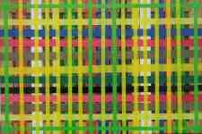 Petr Kožíšek: The Owls and Cages, color sticky tapes