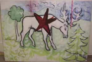 Výstava na Radikále z 23.1.2004: Václav Stratil: Miloš - Smrtelné obrazy