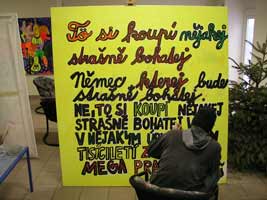 Výstava na Radikále z 23.1.2004: Václav Stratil: Miloš - Smrtelné obrazy